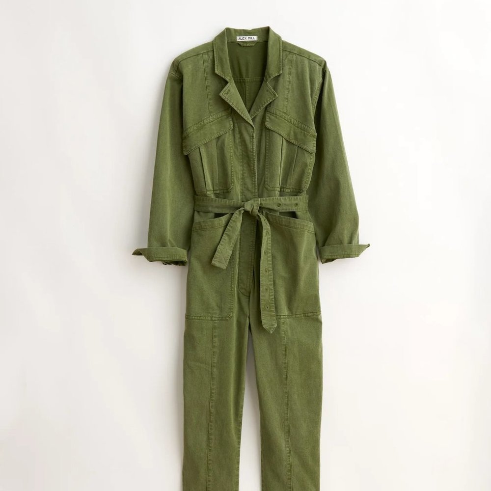 Like new Alex Mill Expedition Jumpsuit - Army Olive color